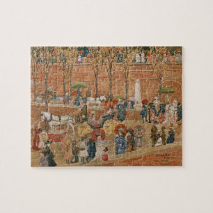 Puzzle Colina Pincian, Roma, por Maurice Prendergast