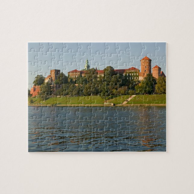 Puzzle Colina Wawel con Castillo Real y Catedral, (Horizontal)