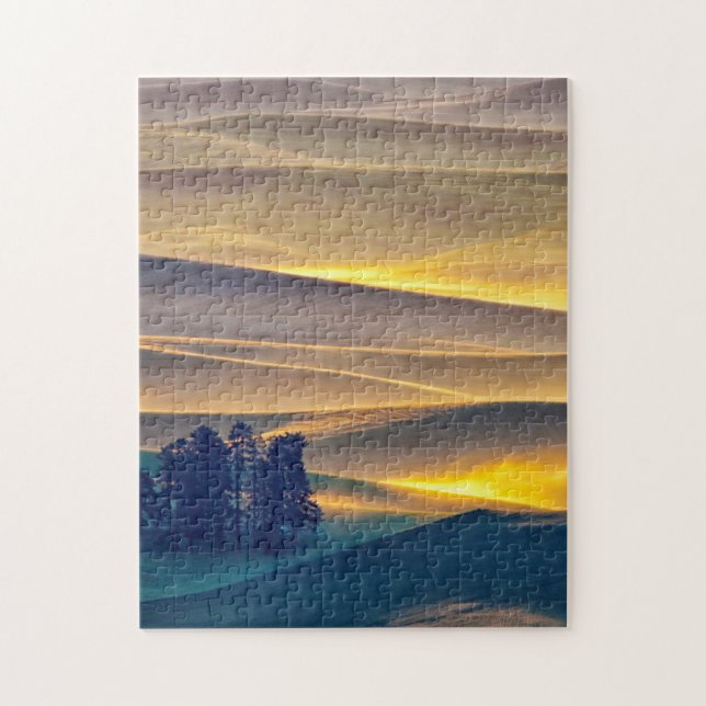 Puzzle Colinas rodando de trigo al amanecer| WA (Vertical)