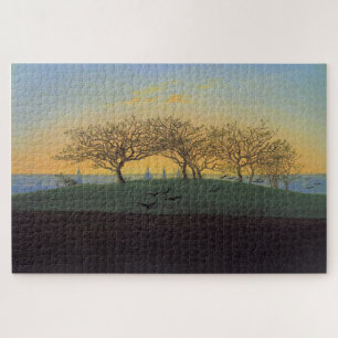 Puzzle Colinas y campos de flores cerca de Dresden - Frie