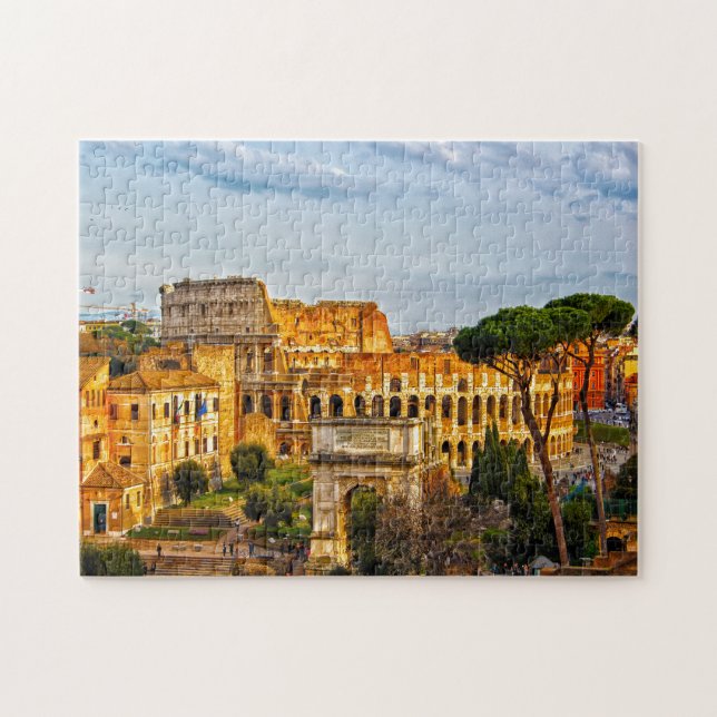 Puzzle Coliseo Roma. (Horizontal)
