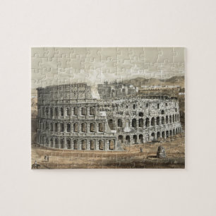 Puzzle Coliseo romano Vintage Art
