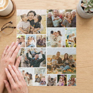 Puzzle Collage de 14 fotos personalizadas