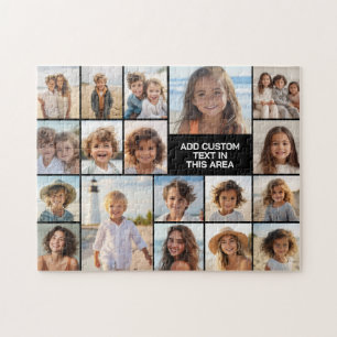 Puzzle Collage de 18 fotos personalizado