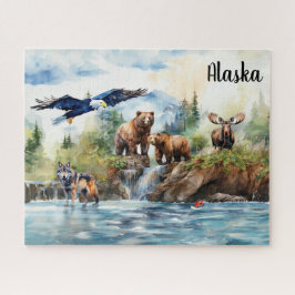 Puzzle Collage de Alaska Wildlife