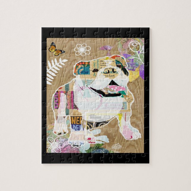 Puzzle Collage de bulldog (Vertical)