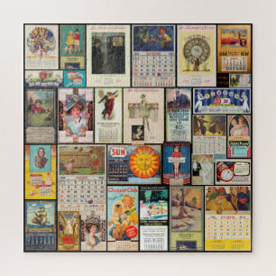PUZZLE COLLAGE DE CALENDARIO DE PUBLICIDAD DE VENTAJAS, ¡