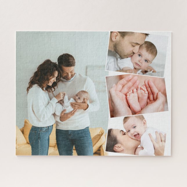 Puzzle Collage de fotos bebé con el montaje de la imagen  (Horizontal)