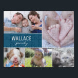 Puzzle Collage de fotos con nombre de familia 5 fotos<br><div class="desc">Collage Photos con Family Name 5 Pictures Jigsaw Puzzle Crear un regalo único y divertido con nuestras fotos de colección con Family Name 5 Pictures Jigsaw Puzzle. Este rompecabezas acrílico de personalizable te permite añadir cinco de tus fotos familiares favoritas y el nombre de la familia, lo que lo convierte...</div>