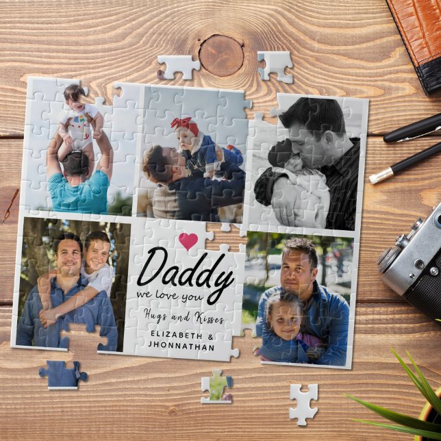 Puzzle Collage de fotos con texto 'Papi te amamos' para e (Subido por el creador)