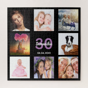 Puzzle Collage de fotos de 30 años, mujer negra