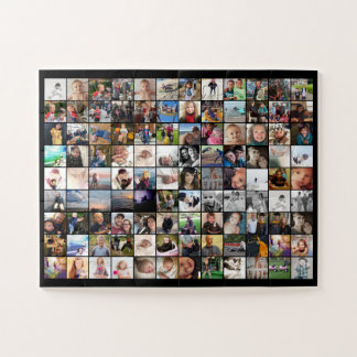 Puzzle Collage de fotos de 80 amigos de la familia Black 