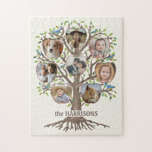 Puzzle Collage de fotos De Árbol Familiar 8 Imágenes No