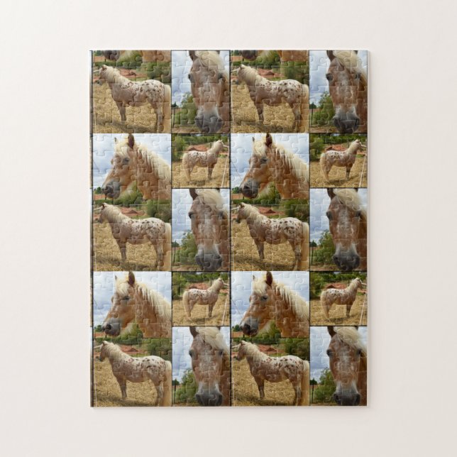 Puzzle Collage de fotos de Caballos de Appaloosa, (Vertical)