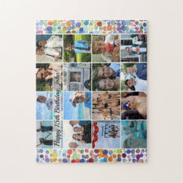 Puzzle collage de fotos de cumpleaños del personalizado