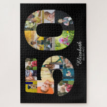 Collage de fotos de cumpleaños número 50 personali