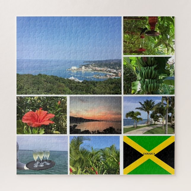 Puzzle Collage de fotos de Jamaica (Vertical)
