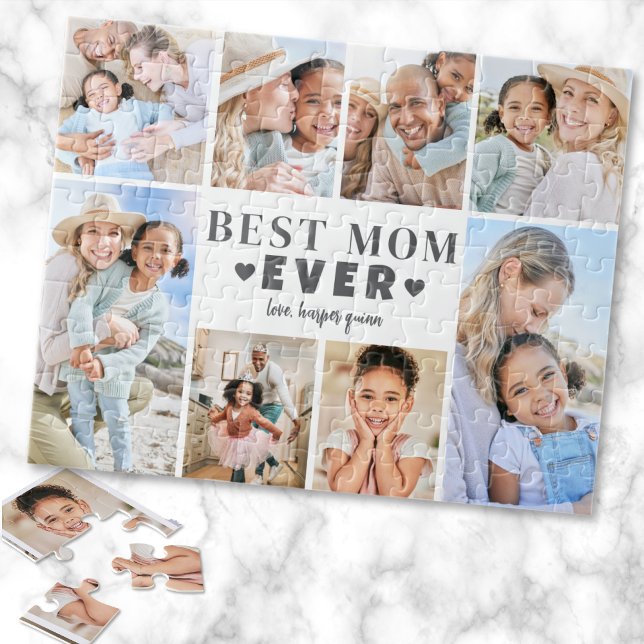 Puzzle Collage de Fotos de la Mejor Mamá (Best Mom Photo Collage jigsaw puzzle)