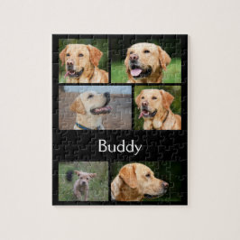 Puzzle Collage de fotos de perro personalizado