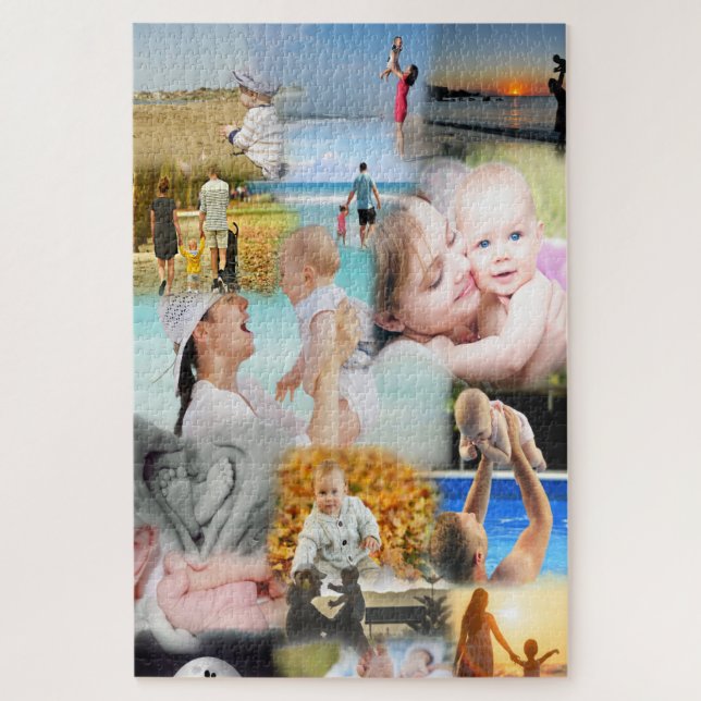 Puzzle Collage de fotos de tu familia (Vertical)