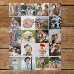 Puzzle Collage de fotos elegante de 20<br><div class="desc">Comparte tus recuerdos e hitos favoritos con este único rompecabezas de collage de fotos. Perfecto para Navidades, cumpleaños, aniversarios y cualquier ocasión especial, este alegre rompecabezas es una excelente manera de disfrutar de tus fotos más preciadas - sin tener que salir de tu casa. Con 20 de sus fotos favoritas,...</div>