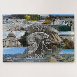 Puzzle Collage de fotos Estatal de Idaho 9 imágenes del r