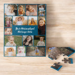 Puzzle Collage de fotos familiar 16 Imagen azul de Instag<br><div class="desc">Crea un toque especial con este rompecabezas de Jigsaw de color Personalizado de Collage de fotos personalizado moderno! Con sus fotos favoritas en un diseño de collage elegante, este rompecabezas de personalizable le permite subir varias imágenes y seleccionar el color de fondo que se adapte a su gusto. Es una...</div>