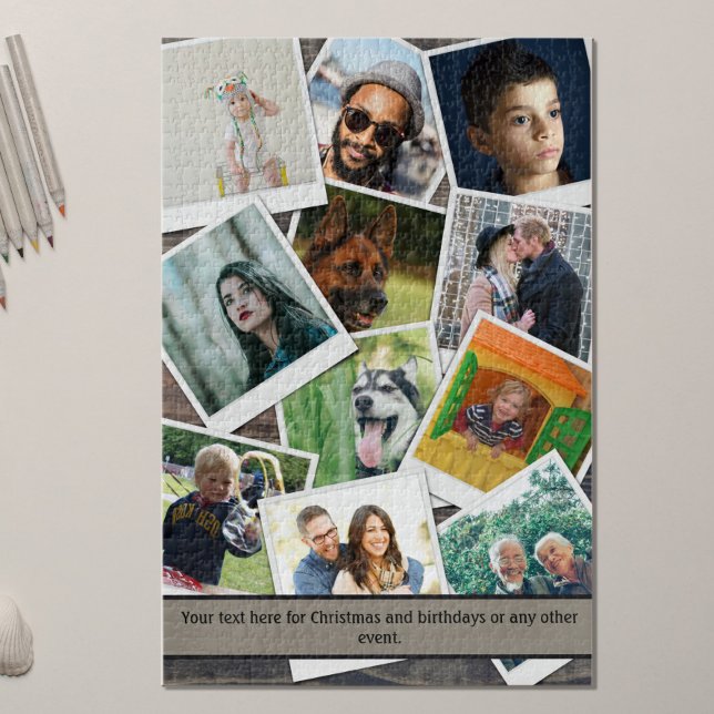 Puzzle Collage de fotos familiar difícil (Subido por el creador)