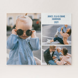 Puzzle Collage de fotos familiar grande de 16" x 20" (520
