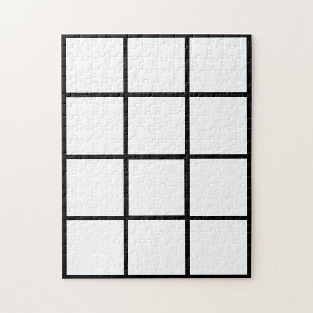 Puzzle Collage de fotos familiar personalizado (Vertical)