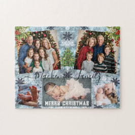 Puzzle Collage de fotos familiares de sus propios NAVIDAD