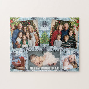 Puzzle Collage de fotos familiares de sus propios NAVIDAD