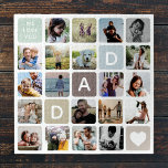 Puzzle Collage de fotos moderno  amor familiar por el día<br><div class="desc">¡Te queremos,  papá! Diseño de collage de fotos del día del padre moderno que incluye 20 de tus fotos familiares favoritas y un mensaje personalizado en un fondo moderno y moderno de tono de tierra muda. ¡Un maravilloso regalo de keepsake!</div>