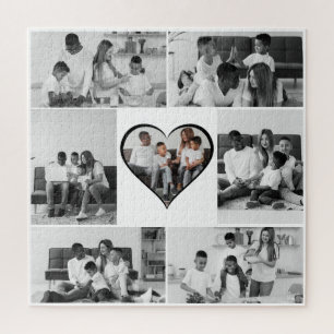 Puzzle Collage de fotos negro y blanco 7