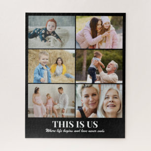 Puzzle Collage de fotos personalizadas para niños 6 imáge