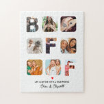 Puzzle Collage de fotos Personalizado Bestie de regalo de<br><div class="desc">Collage de fotos Personalizado Bestie de regalo de BFF personalizado</div>