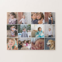 Collage de fotos personalizado con doce fotos