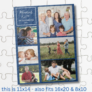 Puzzle Collage de fotos personalizado CYO 6 Familia moder
