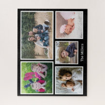 Collage de fotos personalizado Nombre de familia 5