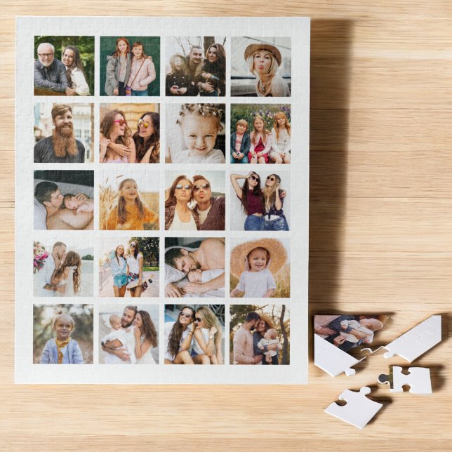 Puzzle Collage de fotos simple 20 imagen personalizada (Subido por el creador)