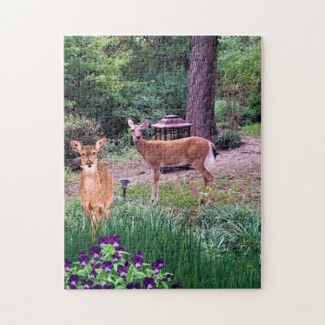 Puzzle Collage de fotos Wildlife Doe Deer (Vertical)