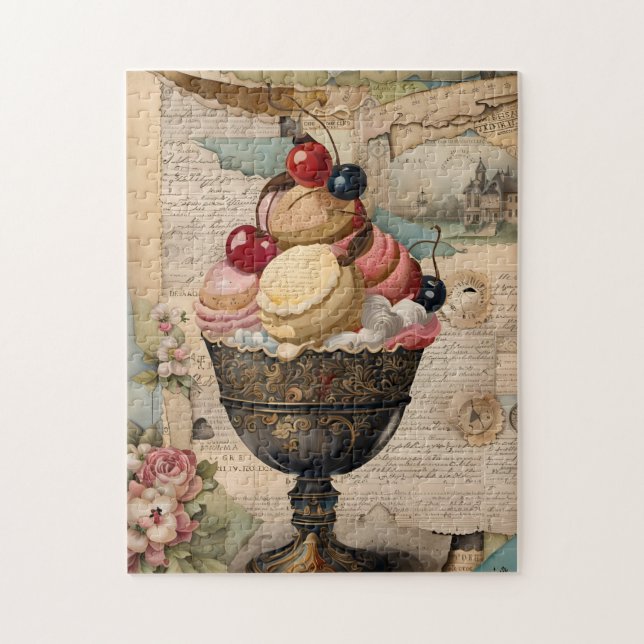 Puzzle Collage de helados (Vertical)
