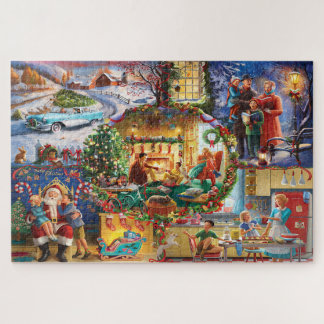 Puzzle Collage de las tradiciones Navidades