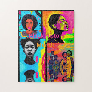 Puzzle Collage de Mes de Historia Negra