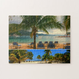 Puzzle Collage de playas del Caribe