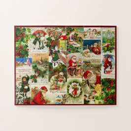 Puzzle Collage de regalos de Papá Noel de Navidad