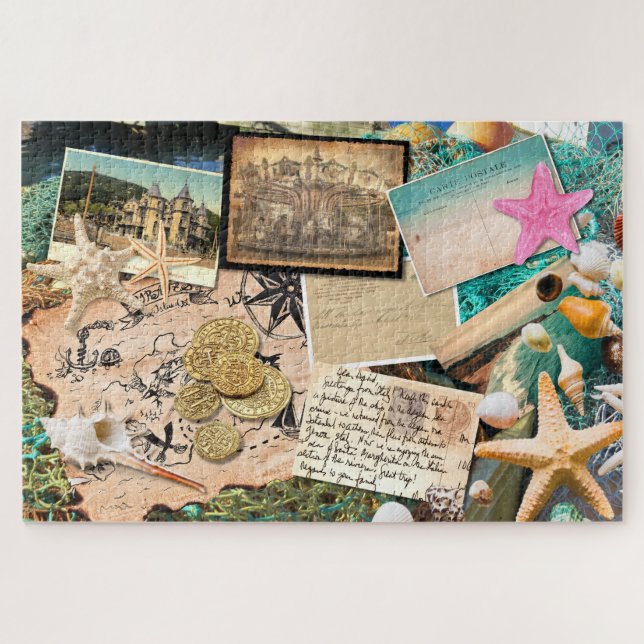 Puzzle Collage digital Pirate Life (Horizontal)