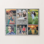 Puzzle Collage familiar 6 fotos y apellido jigsaw puz<br><div class="desc">Nombre familiar, rompecabezas de rompecabezas de collage de fotos personalizadosPuede personalizarlo y agregar sus fotos más hermosas, nombre de familia y texto. ¡Muy divertido!</div>