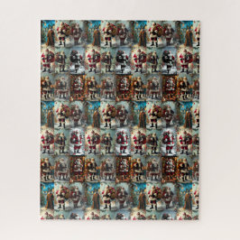 Puzzle Collage navideño vintage | Fiestas retro