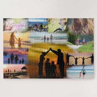 Puzzle Collage of Your Family Photos